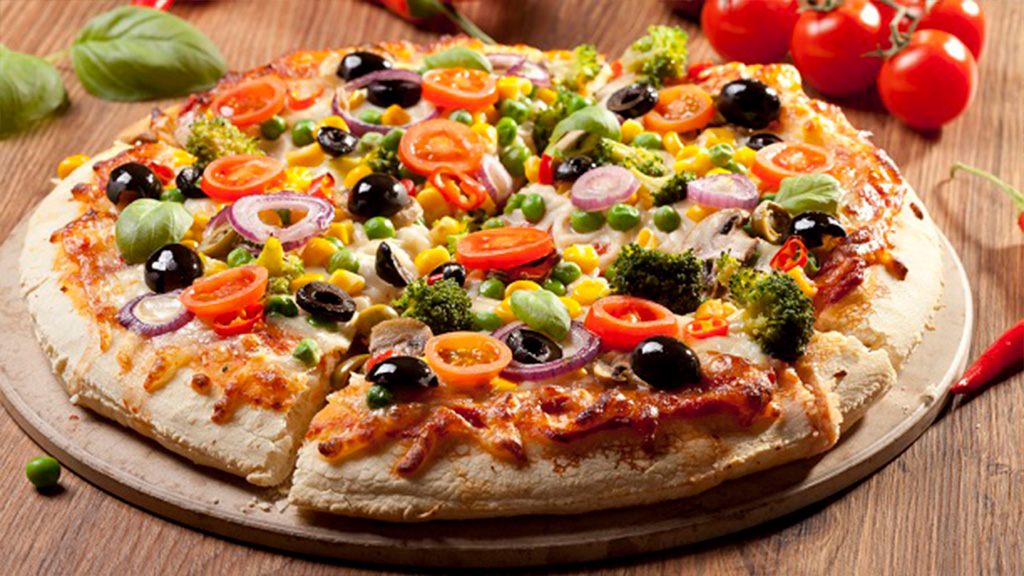 vegetarian veg pizza